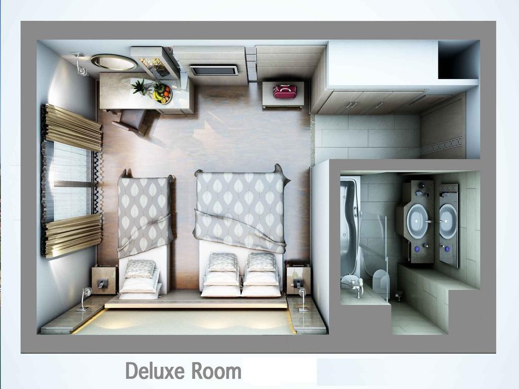 Deluxe Dreibettzimmer